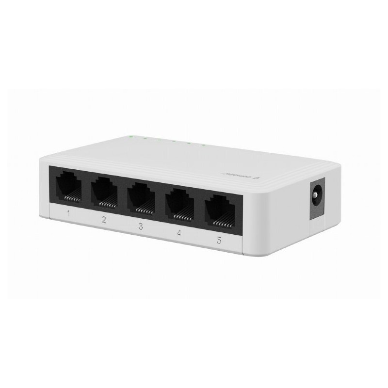 GEMBIRD SWITCH DESKTOP GIGABIT LAN (5X 10/100/1000MBPS) BIAŁY