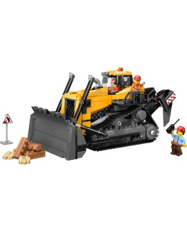 LEGO CITY 60466 BIG VEHICLES YELLOW BULLDOZER WITH FRONT LOADER