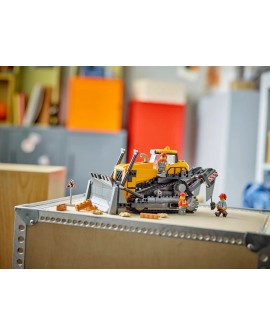 LEGO CITY 60466 BIG VEHICLES YELLOW BULLDOZER WITH FRONT LOADER
