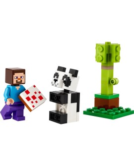 LEGO Minecraft 30672 Steve i mała panda