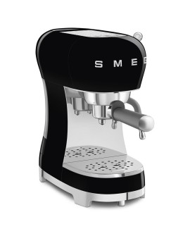 Ekspres do kawy Smeg z kolbą 50's Style Black ECF02BLEU