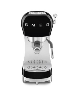 Ekspres do kawy Smeg z kolbą 50's Style Black ECF02BLEU