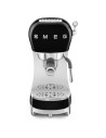 Ekspres do kawy Smeg z kolbą 50's Style Black ECF02BLEU