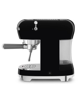 Ekspres do kawy Smeg z kolbą 50's Style Black ECF02BLEU