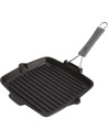 Patelnia grillowa STAUB IRON 40509-344-0 żeliwna 24 cm Czarny