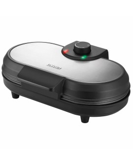 Unold 48165 urządzenie do smażenia naleśników 2 naleś. 1000 W Czarny, Stal nierdzewna