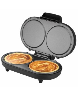Unold 48165 urządzenie do smażenia naleśników 2 naleś. 1000 W Czarny, Stal nierdzewna