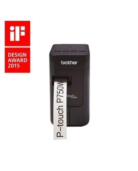 Brother PT-P750W drukarka etykiet 180 x 180 DPI 30 mm/s Przewodowy i Bezprzewodowy HSE/TZe Wi-Fi