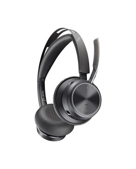 POLY Zestaw słuchawkowy Voyager Focus 2 USB-C-C + przejściówka USB-C/A
