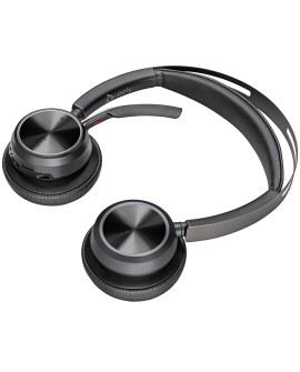 POLY Zestaw słuchawkowy Voyager Focus 2 USB-C-C + przejściówka USB-C/A