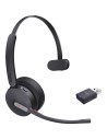 Yealink WH64 Hybrid Mono Teams Zestaw słuchawkowy Bezprzewodowy Opaska na głowę Biuro/centrum telefoniczne Micro-USB Bluetooth