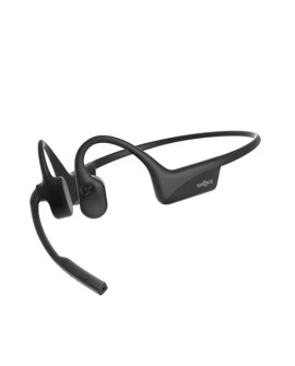 SHOKZ C110-AI-BK-EN słuchawki/zestaw słuchawkowy Bezprzewodowy Nauszny Biuro/centrum telefoniczne Bluetooth Czarny