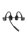 SHOKZ C110-AI-BK-EN słuchawki/zestaw słuchawkowy Bezprzewodowy Nauszny Biuro/centrum telefoniczne Bluetooth Czarny