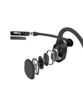 SHOKZ C110-AI-BK-EN słuchawki/zestaw słuchawkowy Bezprzewodowy Nauszny Biuro/centrum telefoniczne Bluetooth Czarny