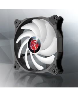 RAIJINTEK EOS 12 RBW ADD Płyta główna, Procesor Wentylator 12 cm Czarny, Biały 2 szt.