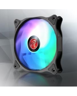 RAIJINTEK EOS 12 RBW ADD Płyta główna, Procesor Wentylator 12 cm Czarny, Biały 2 szt.