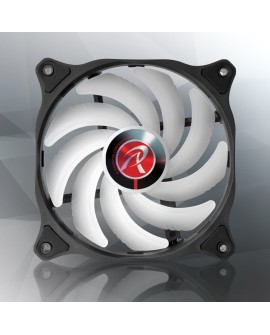 RAIJINTEK EOS 12 RBW ADD Płyta główna, Procesor Wentylator 12 cm Czarny, Biały 2 szt.