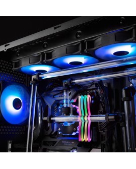 RAIJINTEK EOS 12 RBW ADD Płyta główna, Procesor Wentylator 12 cm Czarny, Biały 2 szt.