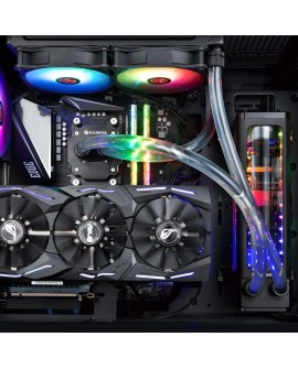 RAIJINTEK EOS 12 RBW ADD Płyta główna, Procesor Wentylator 12 cm Czarny, Biały 2 szt.