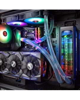 RAIJINTEK EOS 12 RBW ADD Płyta główna, Procesor Wentylator 12 cm Czarny, Biały 2 szt.