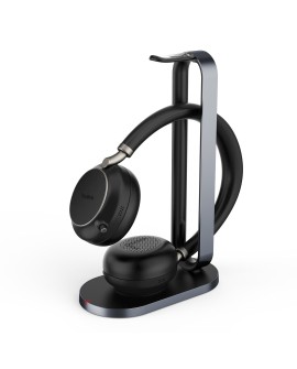 Yealink BH76 Zestaw słuchawkowy Bezprzewodowy Opaska na głowę Połączenia/muzyka USB Typu-A Bluetooth Podstawka do ładowania
