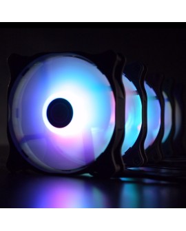 RAIJINTEK EOS 12 RBW ADD Płyta główna, Procesor Wentylator 12 cm Czarny, Biały 2 szt.