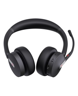Yealink BH70 Dual Teams Zestaw słuchawkowy Bezprzewodowy Opaska na głowę Biuro/centrum telefoniczne USB Typu-A Bluetooth Czarny