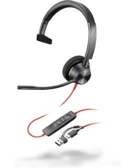 Słuchawki Poly Blackwire 3310 Mono Microsoft Teams USB-C