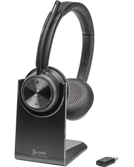 POLY Zestaw słuchawkowy Savi 7320 UC Stereo 1880–1900 MHz