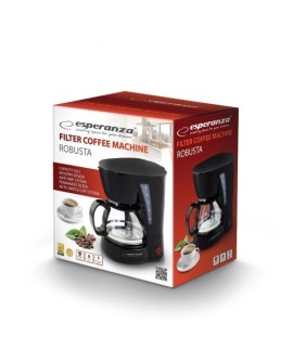 Ekspres przelewowy Esperanza Robusta EKC006 (650W kolor czarny)