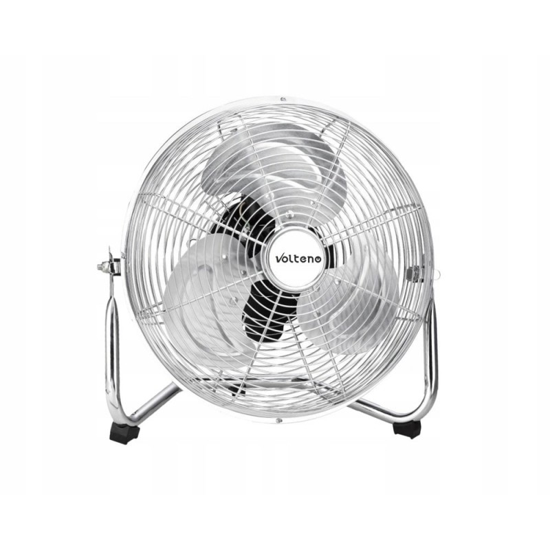 Wentylator-cyrkulator podłogowy chromowany 80W / 40 cm