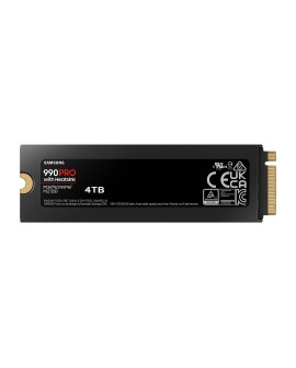 SSD PCIE G4 M.2 NVME 4TB W/HS/990 PRO MZ-V9P4T0CW SAMSUNG