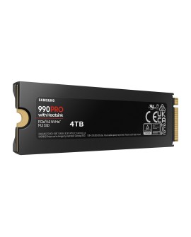 SSD PCIE G4 M.2 NVME 4TB W/HS/990 PRO MZ-V9P4T0CW SAMSUNG