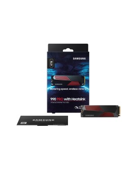 SSD PCIE G4 M.2 NVME 4TB W/HS/990 PRO MZ-V9P4T0CW SAMSUNG