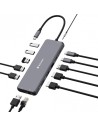 Verbatim CMH-13 USB Type-C 10000 Mbit/s Srebrny