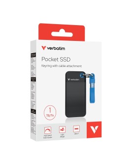 Dysk SSD 1TB Verbatim Pocket SSD USB 3.2/niebieski sprzedaż detaliczna