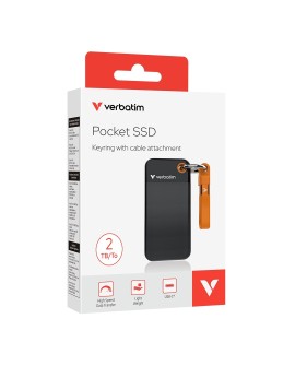 SSD 2TB Verbatim Pocket SSD USB 3.2/pomarańczowy sprzedaż detaliczna