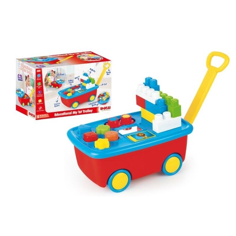 DOLU edukacyjny wózek z klockami 5099 50991