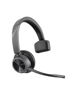POLY Jednouszny zestaw słuchawkowy USB A Voyager 4310 + przejściówka BT700 USB-A + podstawka ładująca