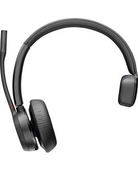 POLY Jednouszny zestaw słuchawkowy USB A Voyager 4310 + przejściówka BT700 USB-A + podstawka ładująca