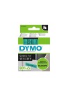 DYMO D1 - Standard Etykiety - Czarny na zielonym - 12mm x 7m
