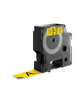 DYMO D1 - Standard Etykiety - Czarny na żółtym - 19mm x 7m