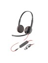 POLY Zestaw słuchawkowy Blackwire 3225 Stereo USB-C + wtyczka 3,5 mm + przejściówka USB-C/A