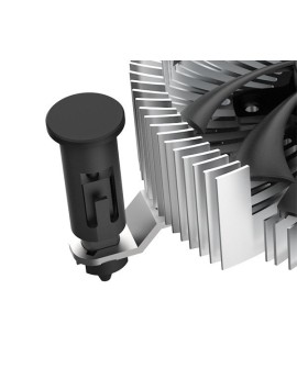 Akasa AK-CC6601EP01 system chłodzenia komputerów Procesor Radiator 7,5 cm Aluminium, Czarny 1 szt.