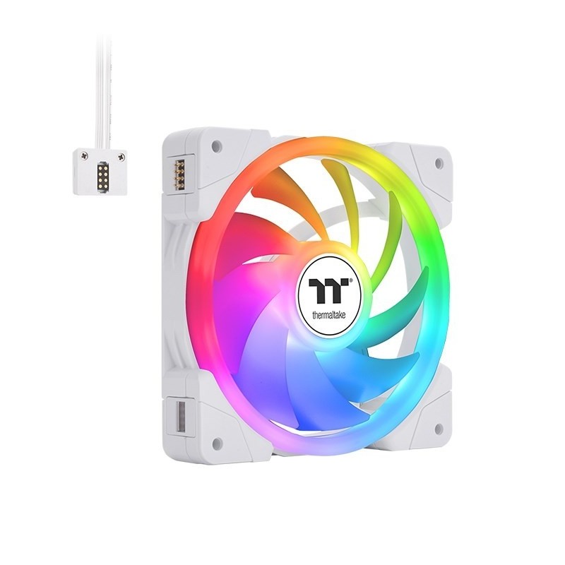 Thermaltake SWAFAN EX12 ARGB Obudowa komputera Chłodnica powietrza 14 cm Biały 3 szt.