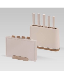 Zestaw noży i desek MR-1412-BEIGE MAESTRO