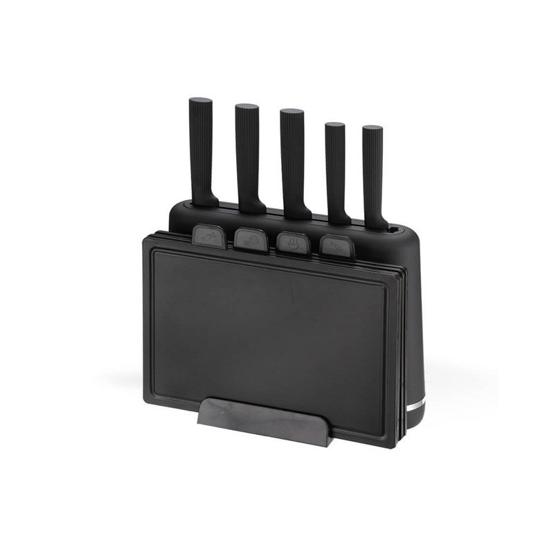 Zestaw noży i desek MR-1412-BLACK MAESTRO