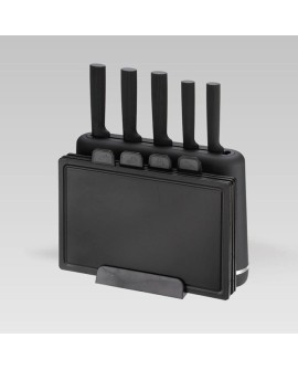 Zestaw noży i desek MR-1412-BLACK MAESTRO