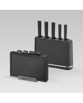 Zestaw noży i desek MR-1412-BLACK MAESTRO