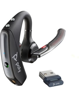 POLY Zestaw słuchawkowy Voyager 5200 USB-A Bluetooth + adapter BT700
